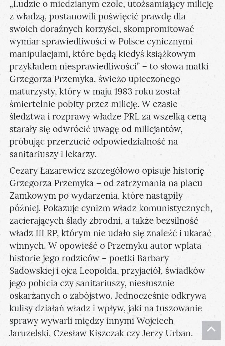 dobran0c's tweet photo. ,,Żeby nie było śladów" - Cezary Łazarewicz
- 7/10
- reportaż
lekturka; trochę trudno się czyta, ale jest to dobry reportaż https://t.co/lUVw70JMce