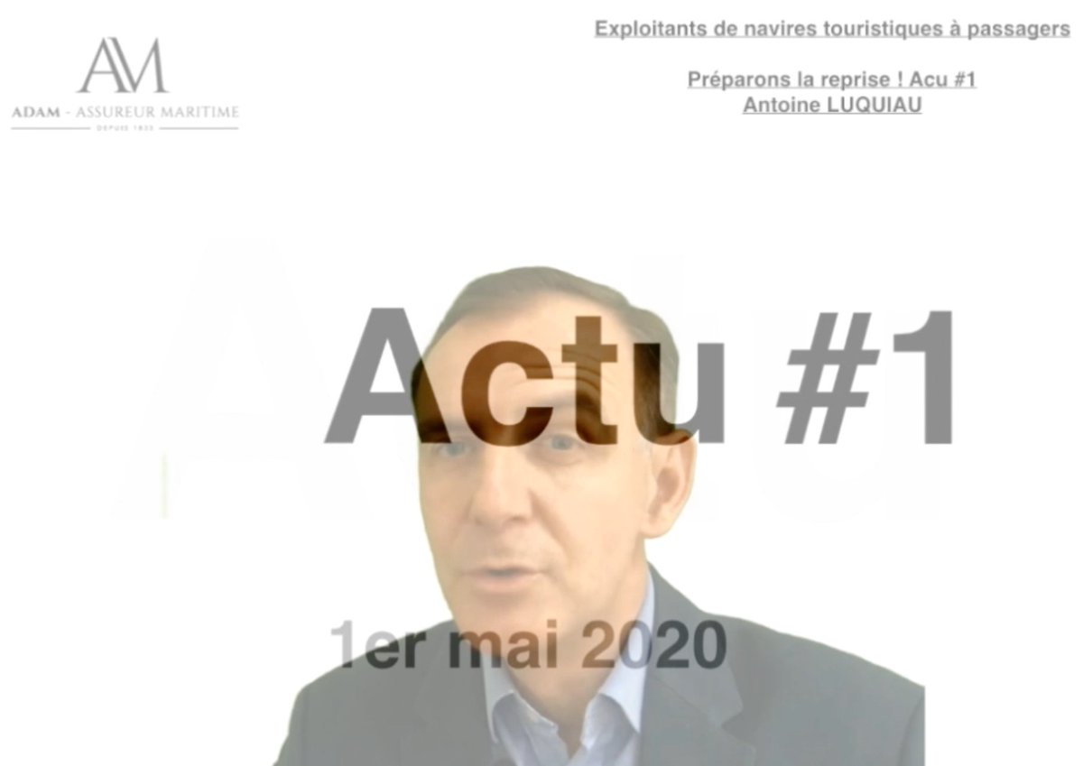 AdamAssMaritime's tweet photo. Préparons la reprise ! Notre première chronique du déconfinement, à l'attention de tous ceux qui préparent le redémarrages de leurs activités professionnelles en mer ...
https://t.co/KPJUpvktNK https://t.co/aLZNFLEmBM