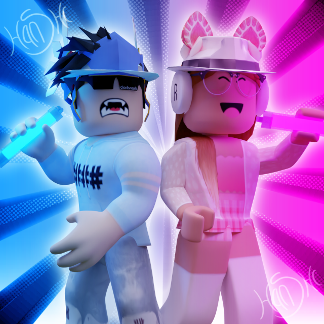 Hans On Twitter Icon Commission For A Vibe Game Two Verisons Likes And Retweet S Appreciated Roblox Robloxgfx - roblox blue game icon