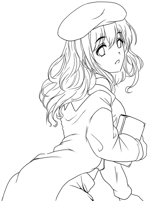 線画配布のtwitterイラスト検索結果 古い順