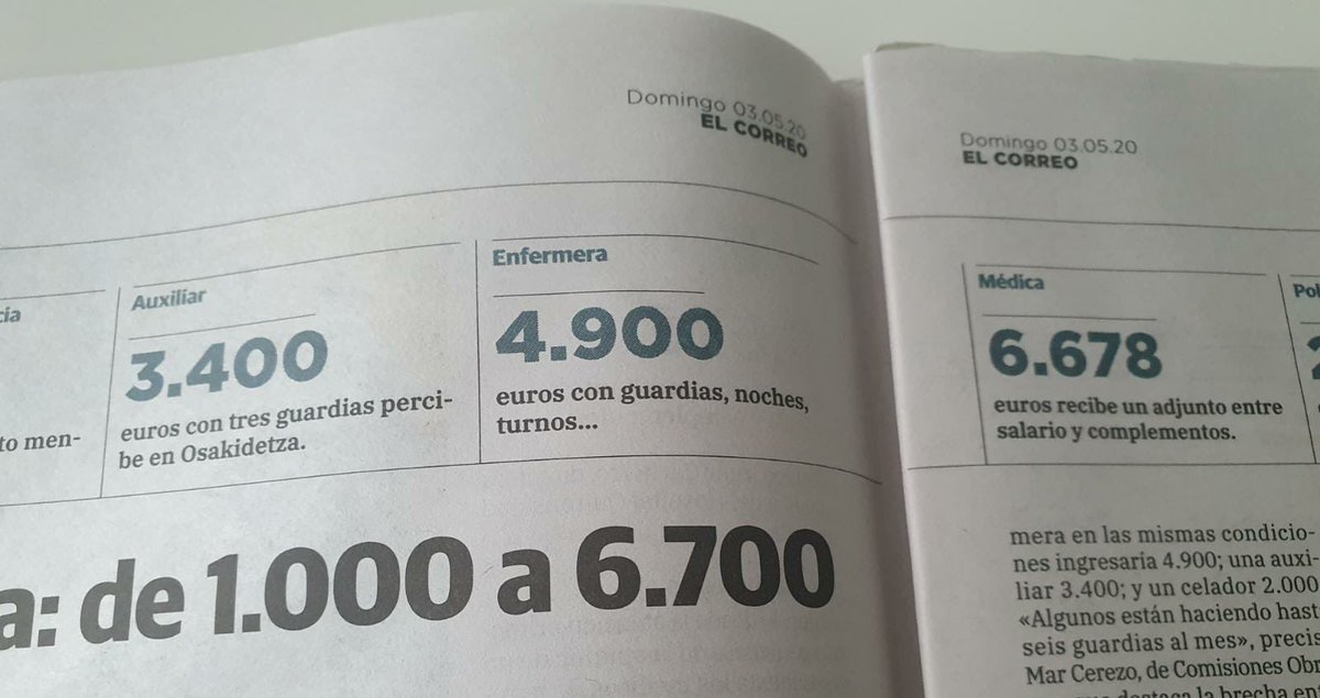 Medicilio's tweet photo. Esto qué clase de broma de mal gusto es?
6678€ entre salario y complementos? No nombra ni las guardias.
Haciendo 6 guardias en un mes no he visto yo eso en mi vida.
Intentan desprestigiar nuestras protestas pintandonos como privilegiados quejicas.
#Covid_19 #NiHeroesNiMartires https://t.co/QC10NyQuJj