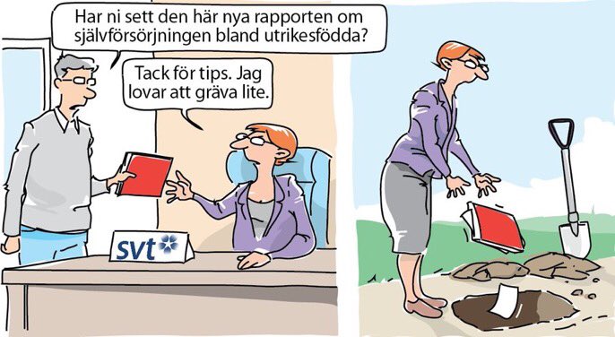 avPublicService's tweet photo. Hej @svt, såvitt vi kan se har ni fortfarande inte återgett rapporten trots att det nu har gått en tid...vi trodde att @StegetEfter skojade med er, men det är alltså så ni hanterat rapporten?

@svtnyheter @svtagenda #journalistik #opartiskhet #saklighet 

https://t.co/nXkcS1vkta https://t.co/9BLwD7USLR