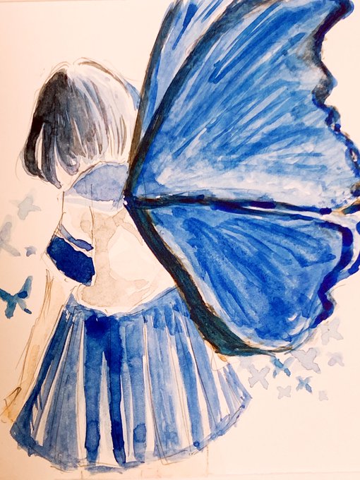 モルフォ蝶のtwitterイラスト検索結果 古い順