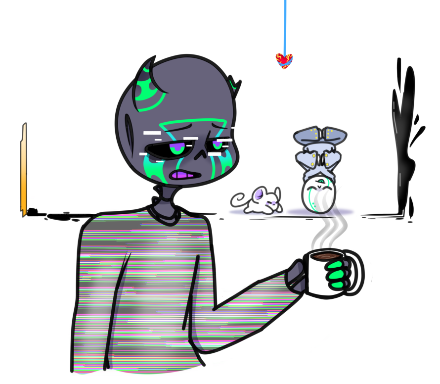 tormaisdead's tweet image. "I call that "A normal morning in anti-void"."
#NormalMorning
#SliceOfLife
#UndertaleAu