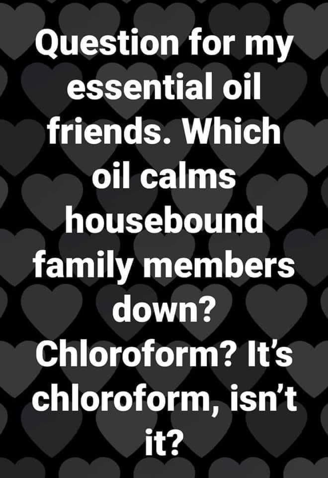 AliDupree's tweet photo. Sometimes #husbands need this type of #calming #oil also. #QuarantineLife is getting old #openSC https://t.co/vlMzorRGNM