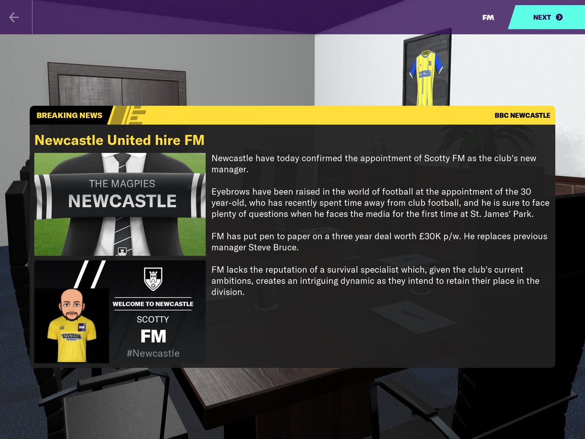ScottyFMstorys's tweet photo. gonna start this challenge 👍🏼 @FootballManager #sqaudoverhaul #FMchallenges #FM20 https://t.co/bqrQjpHHyH