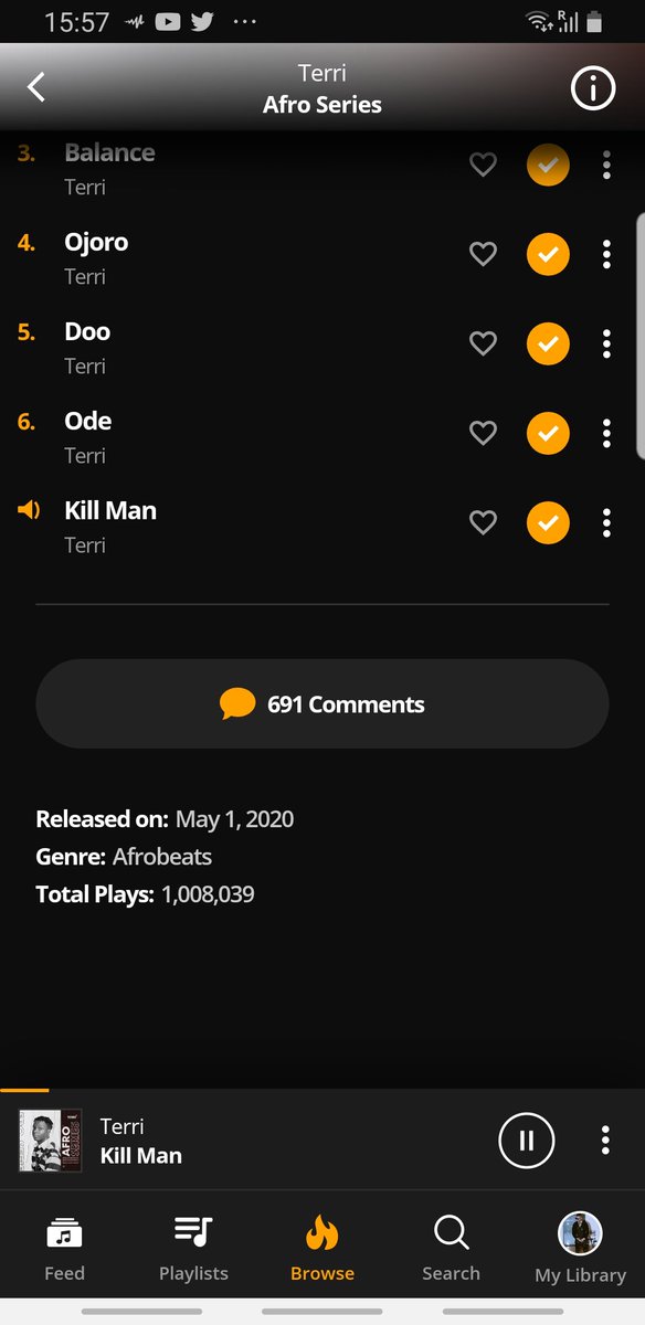 Eweka_148's tweet photo. Afro Series 1m Total Plays in 48 hours https://t.co/QsdWCNViR3
