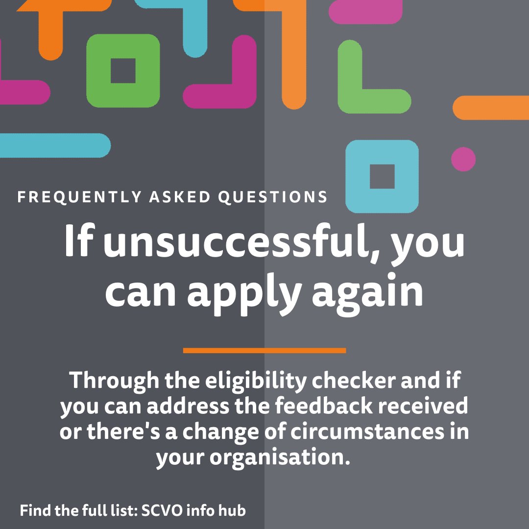 If your circumstances have changed since putting in a #TSRF application, you can apply again! Please re-read the guidance and FAQs  and apply through the eligibility checker: ow.ly/J0KR30qCiPI