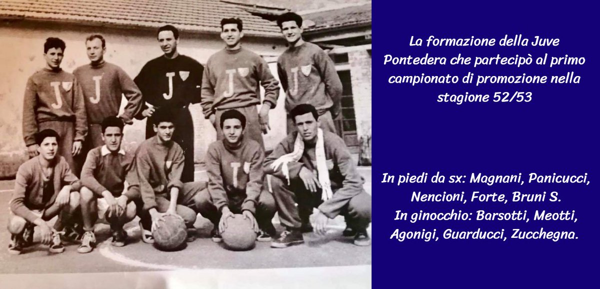 JuveJp's tweet photo. LE DECADI JP 🔙💙🏀

Dal 1952 al 1960 

"Una Pontedera proiettata nel futuro"

https://t.co/4jQD0YzCUQ https://t.co/cw4a2iTQmv