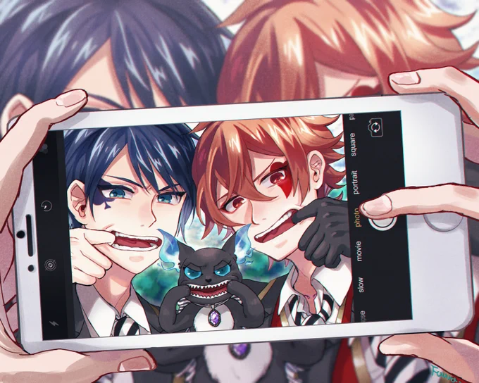 エーデュースwithグリム
監督生含めた4人のわちゃわちゃ感が好きです!
#ツイステファンアート 