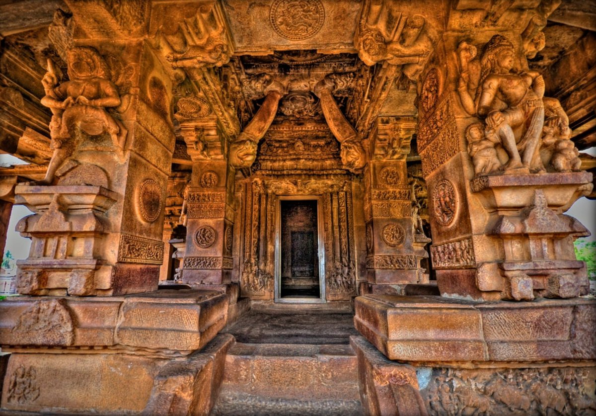 The Durga Temple at Aihole is one of the most celebrated and intriguing ancient Hindu temples. One of the most beautiful and well-preserved temple.Karnataka. #Chalukya  #Temple  #architecture