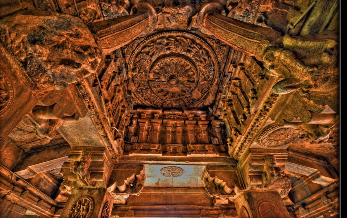 The Durga Temple at Aihole is one of the most celebrated and intriguing ancient Hindu temples. One of the most beautiful and well-preserved temple.Karnataka. #Chalukya  #Temple  #architecture