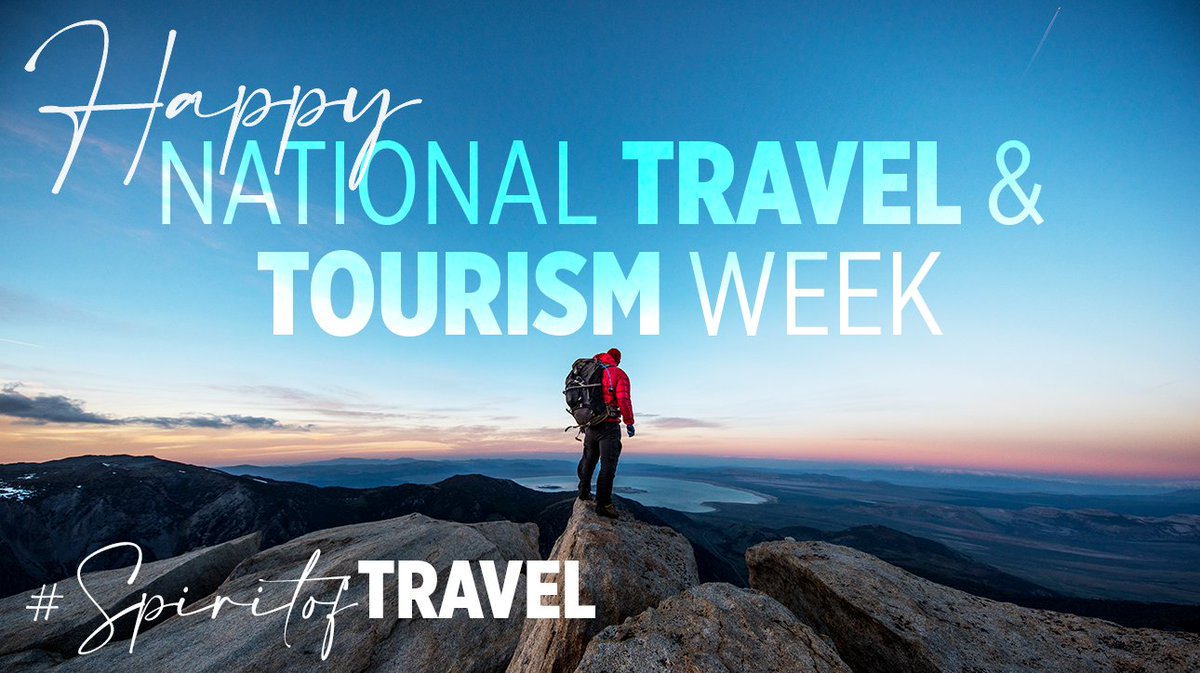 Happy National Travel and Tourism Week! Join us in celebrating the strength, selflessness and resiliency of the travel industry for #nttw20. #SpiritOfTravel