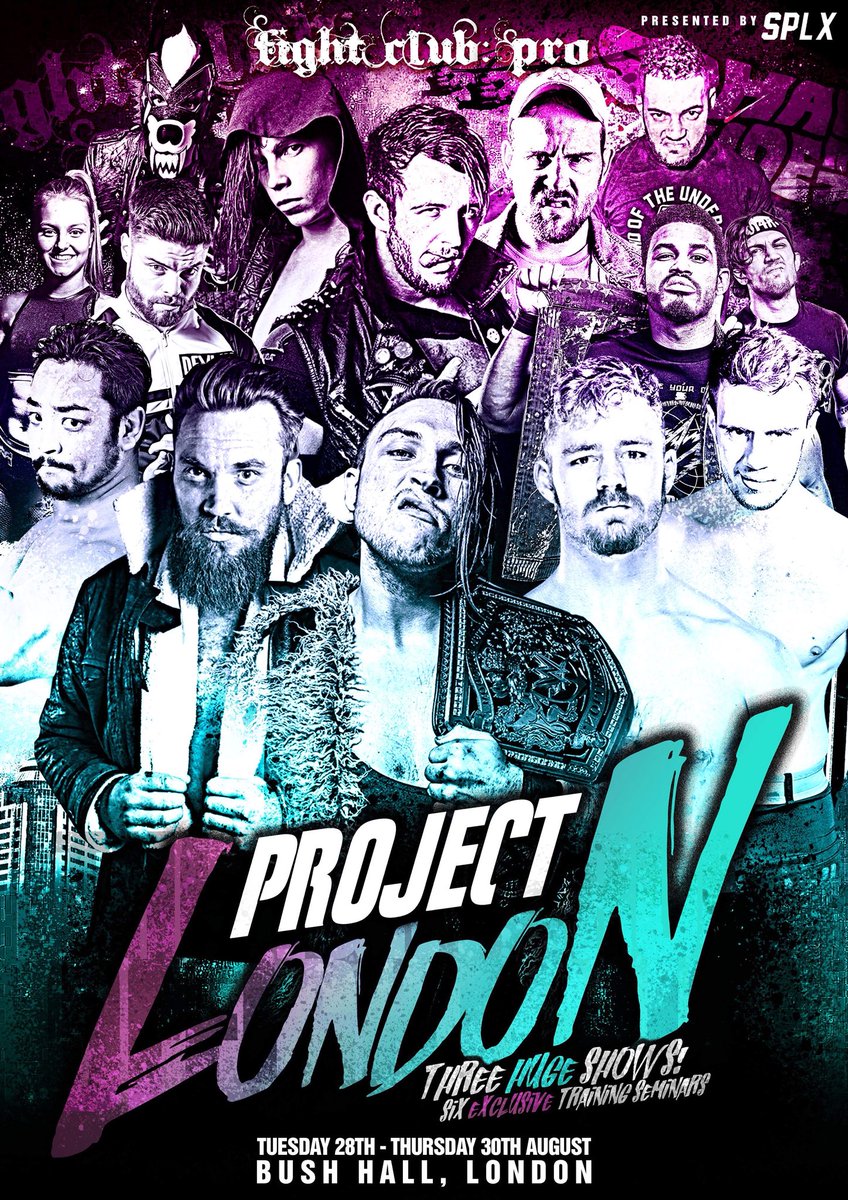 ianbyrnefish's tweet photo. Today's wrestling watch @Fightclubpro #projectlondon night 3 https://t.co/j6BkcTrmxo