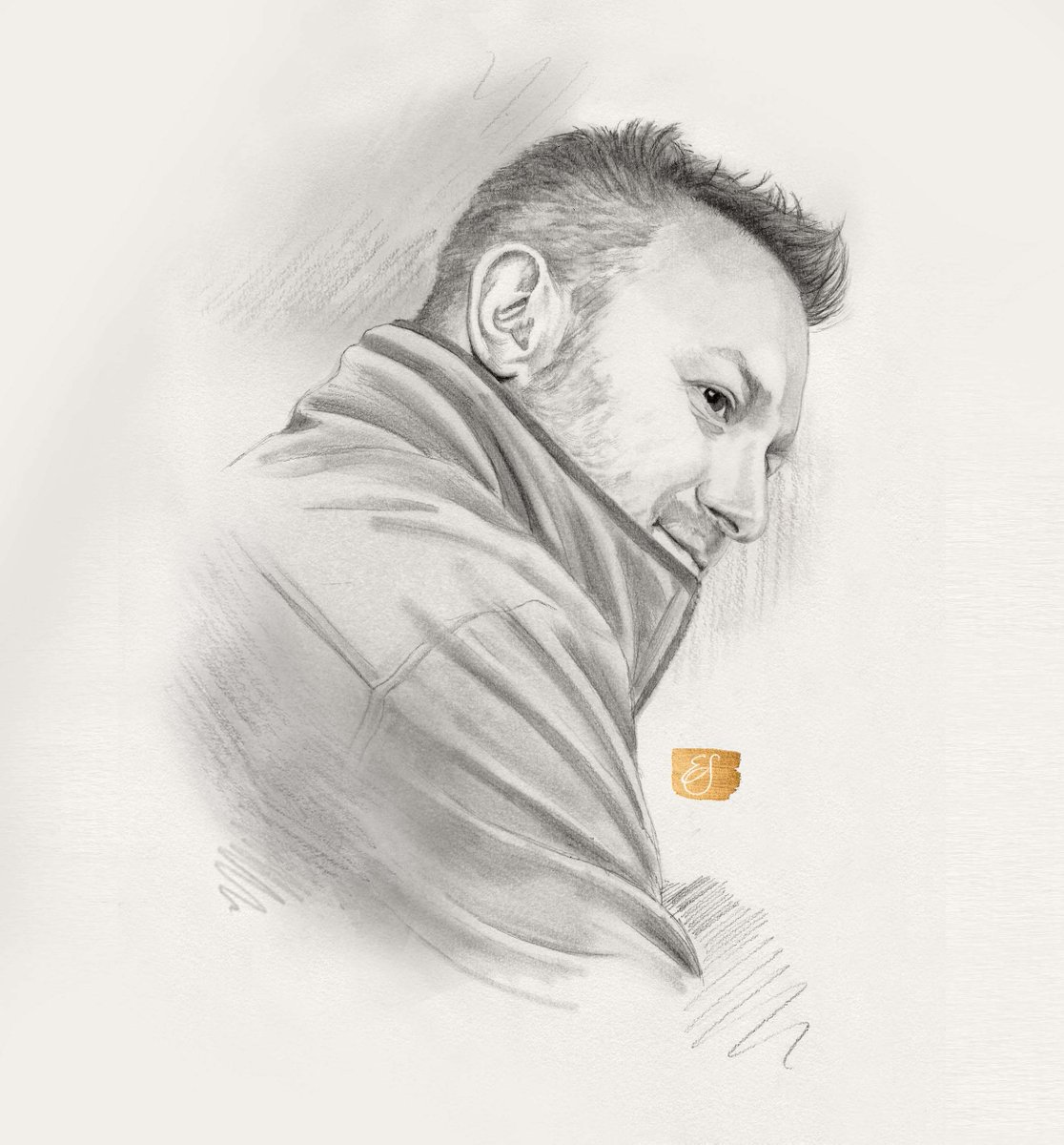 ESearleDesigns's tweet photo. Husband lost in thought #lockdownsketching https://t.co/aZARSCZuYt