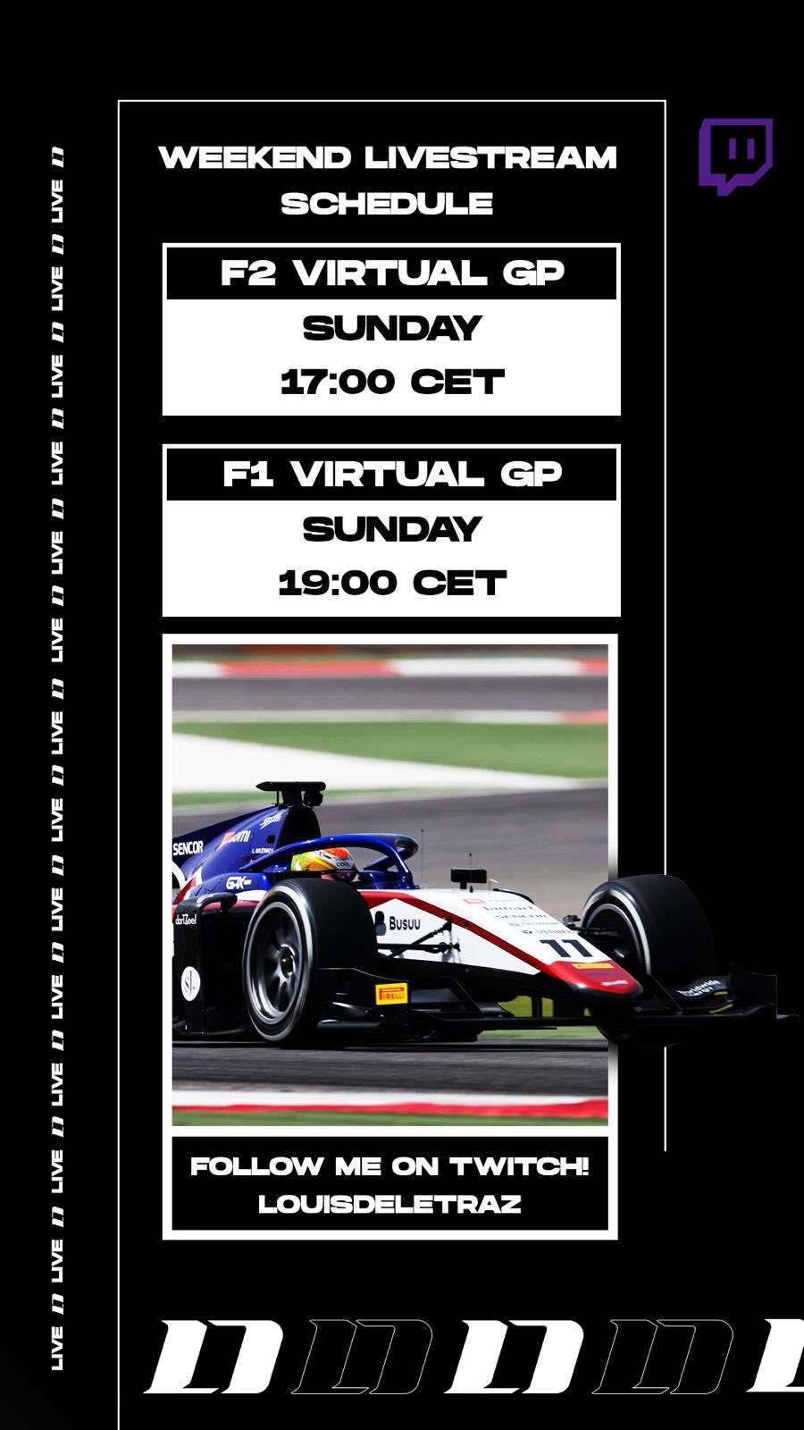 formula 1 live stream twitch