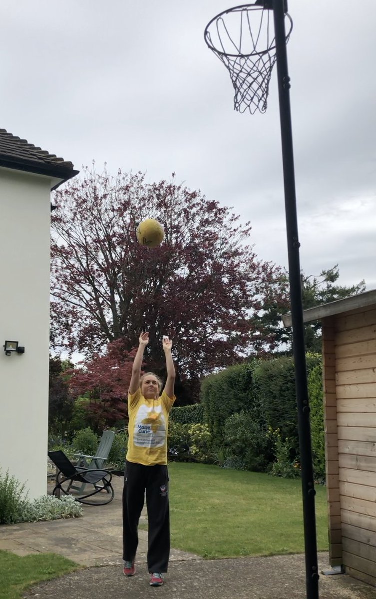 BoxallBeth's tweet photo. Day 6 and 7 of my #twopointsixchallenge 

Day 6= 26 netball goals 
Day 7= I filmed a 26 minute workout suitable for people with MS

https://t.co/JYz5SEbSOn

#exerciseforMS #exerciseismedicine #StayHomeSaveLives #netball #homeworkout #MultipleSclerosis https://t.co/9zFnPyy8sr