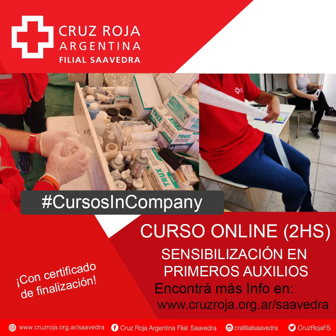 Herencia libro de bolsillo comentario Cruz Roja Saavedra on Twitter: "CURSOS PARA EMPRESAS ¡Arrancamos con  modalidad online para tu empresa!💻 Con conocimientos básicos de Primeros  Auxilios podes salvar vidas⛑️ #PrimerosAuxilios #CursosInCompany  #CursosParaEmpresas https://t.co ...