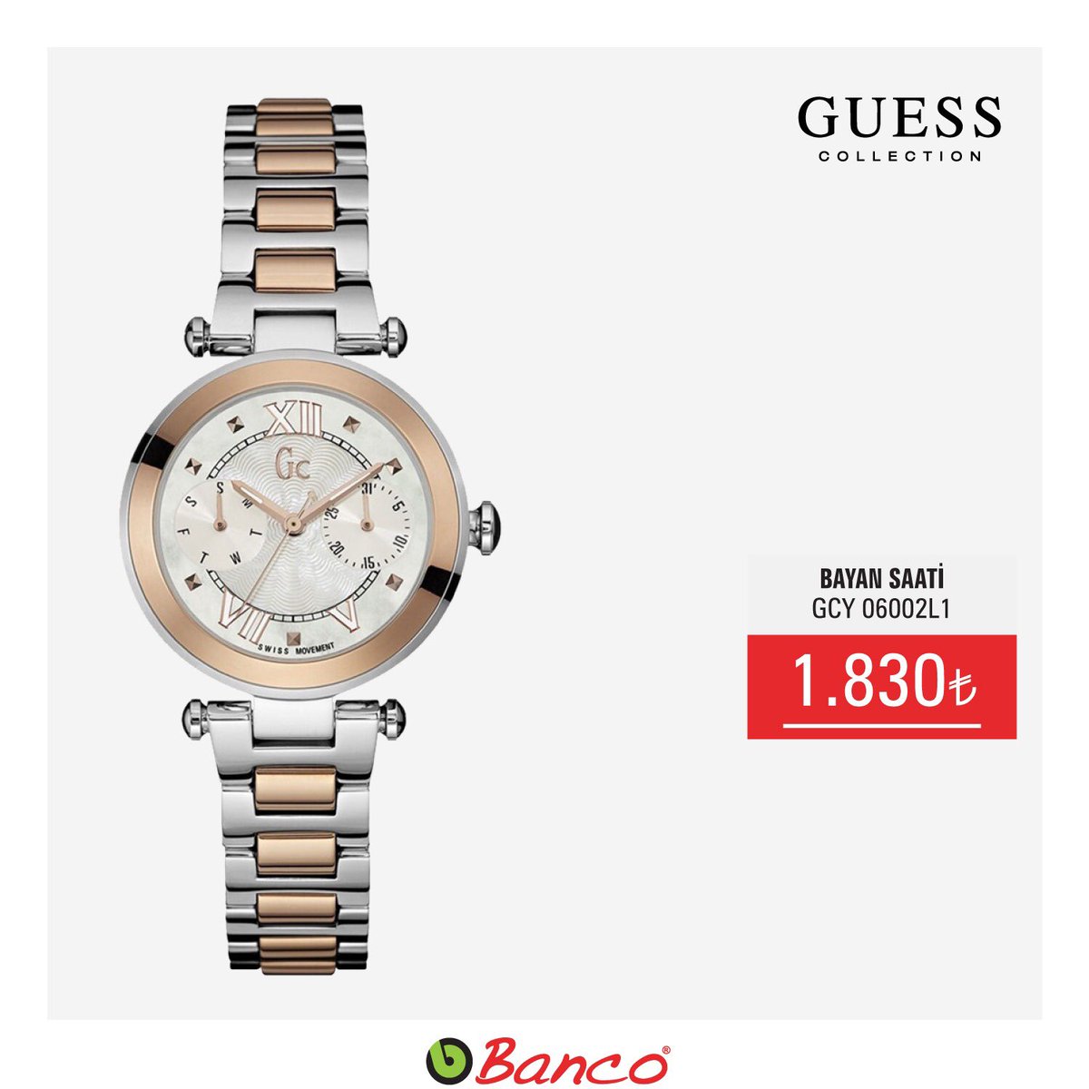 Bancocomtr's tweet photo. Bu saatler annenize çok yakışacak💫
#saat #annelergünü #annelergünühediyesi #hediye #guess #guesscollection #wesse #up #upwatch #nacar #anne https://t.co/FNn5Gs7Twt