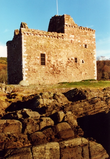 2.16/ Portencross Castle. 14thC tower on site of earlier fortifications. Largely intact but roof was blown off in 1739. A later roof saved the structure but after 100yrs was in danger of failing & taking the rest of the tower with it. Restored in 2010 & operated as a museum.