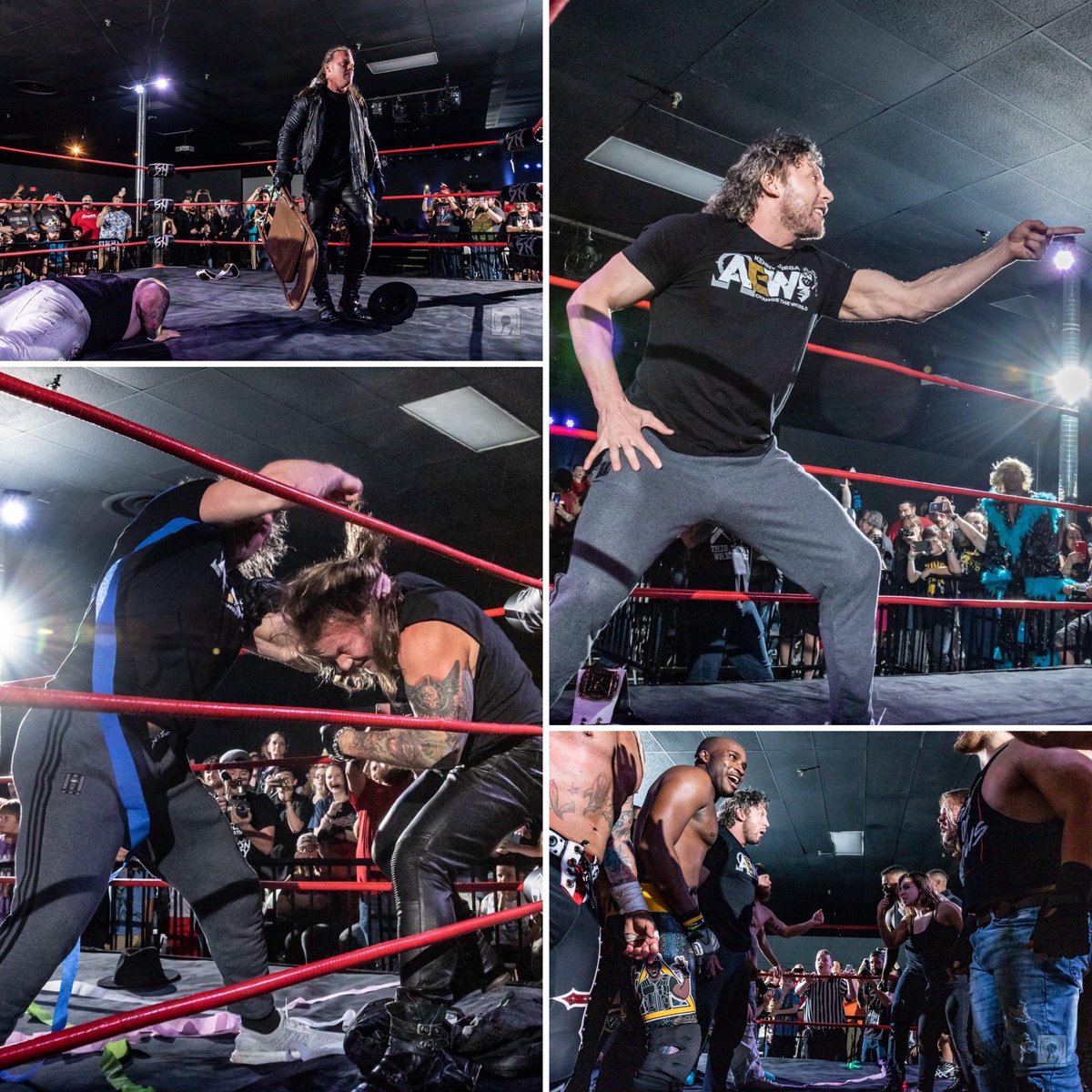 EditPhotoGamer's tweet photo. It’s hard to believe this was 1 year ago at @SHonorWrestling 👏🏾📸 Still gives me chills. #blessed #photographer #wrestlingphotographer #wrestling #allelitewrestling #aewwrestling #wrestlingsnapshots #wrestlingphotography @AEWrestling @IAmJericho @KennyOmegamanX https://t.co/nftq3pcMTd