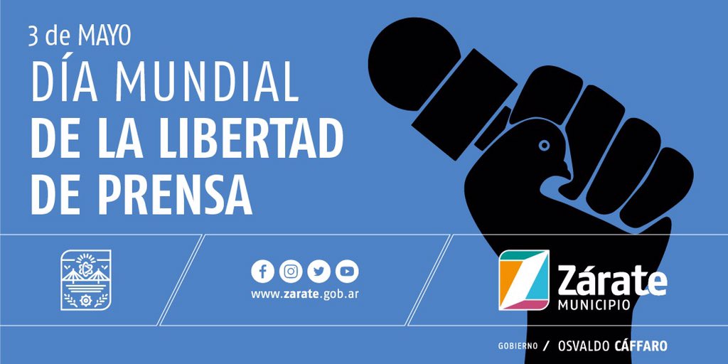 CaffaroOsvaldoR's tweet photo. 🗓 3 de Mayo | Día Mundial de la Libertad de Prensa

👉🏼Reconociendo el compromiso y la convicción de los medios que informan con veracidad, apoyados en valores democráticos, reflejando el acontecer diario.⠀ https://t.co/B72P0fD4L5