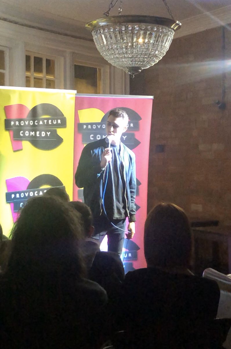 GeorgeComedy7's tweet photo. Throwback to when we could actually perform on stage 😭 great night @ProvocatComedy though hosted by the wonderful @alexleam #comedy https://t.co/yKl7feKqJR