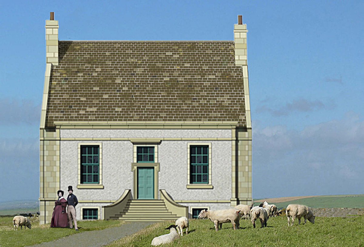 2.17/ Hall of Clestrain. 18thC Laird’s House. A country house in miniature. Roof lost in 1952 bringing to an end nearly 200yrs of occupation. Became a livestock pen. Former home to Explorer John Rae. Still in an awful condition. There are plans to restore it. Fingers crossed.