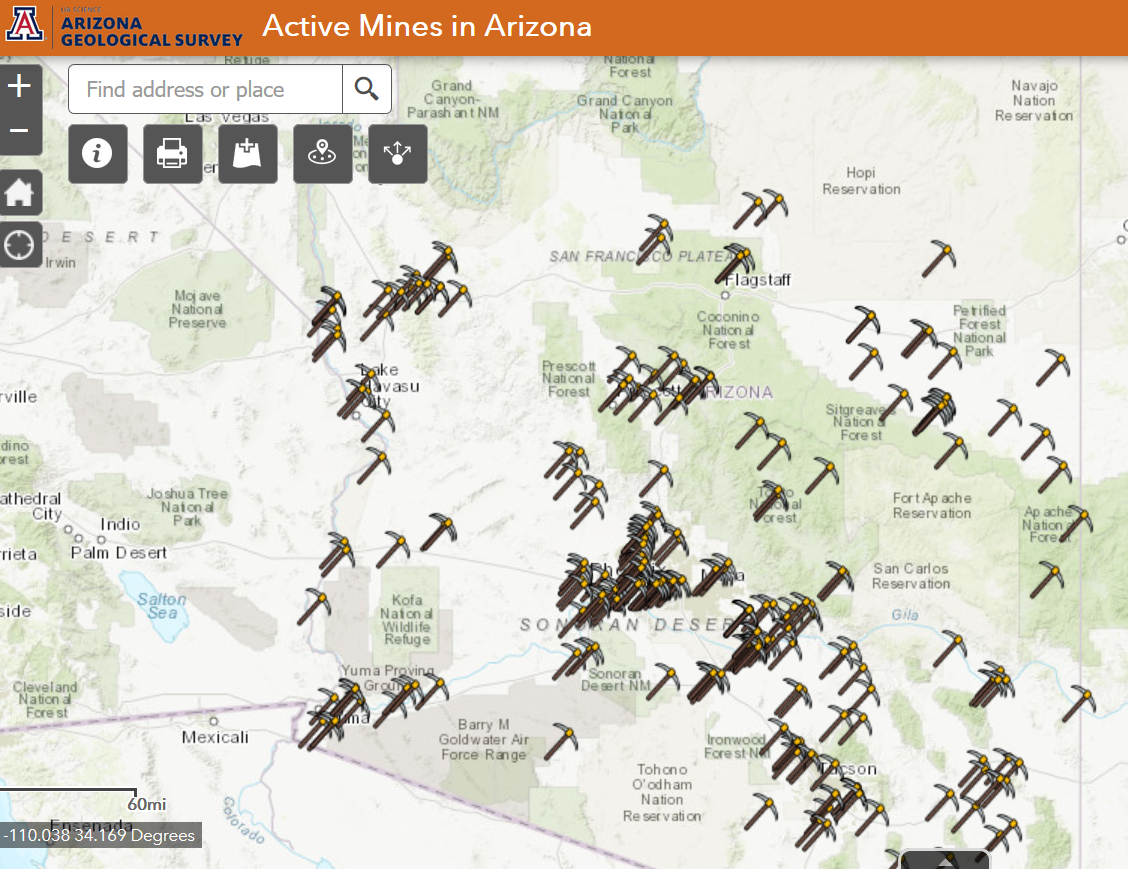 Arizona Gold Maps