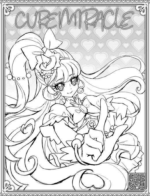 ❇️GW企画「#ぬり絵」マラソン❇️
キュアップ・ラパパ♪?#おうち時間?よ、楽しくなぁ〜れ♪
#プリキュア #precure 