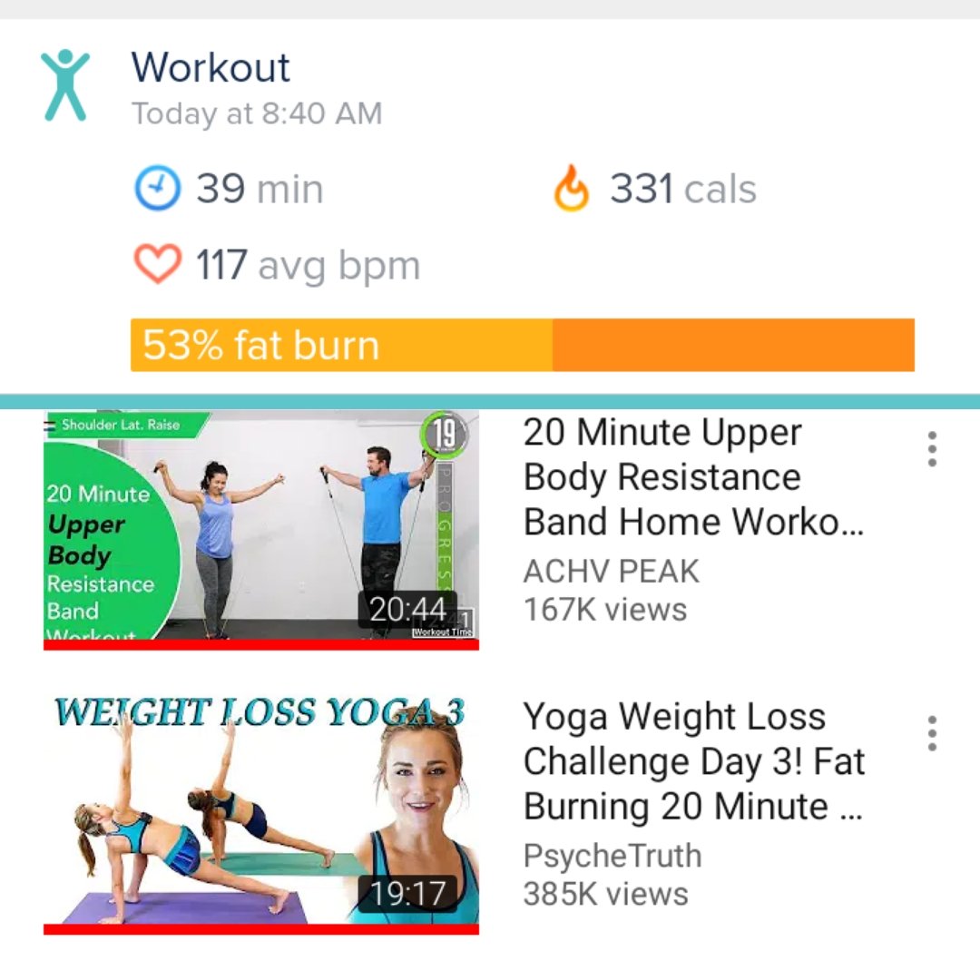 Wook316's tweet photo. Got my morning workout in.
Resistance Bands....yoga
Sweatin good..feelin good.
I may not like where I'm at but i like where I'm going.
#PathtoImprovement2020
#BleedingGravy
#SweatingButter https://t.co/WfQ8j6MDtQ