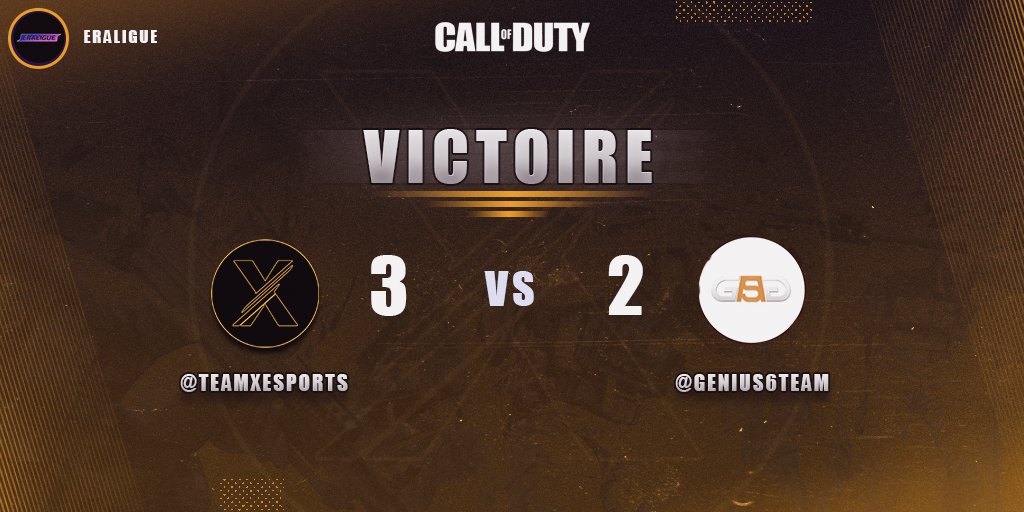 Victoire de nos joueurs dans cette demi-finale de la @ERALIGUE ! GG <a href="/GeniuS6Team/">GeniuS6 🔸</a> !

🚩HP 179-250
▶️SND 6-1
🚩DOM 139-154
▶️250-178
▶️6-4

🔜Direction la Finale de la @ERALIGUE face à #RamboSquad à 20H30 !!

#XForce
