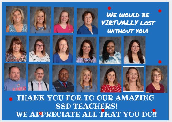 Happy Teacher Appreciation Week to our AMAZING SSD Team. We love you and we thank you for all that you do to help our students succeed!  #bmspatriotpower #bmspatriotproud #msdr9cares #ThankAMOTeacher