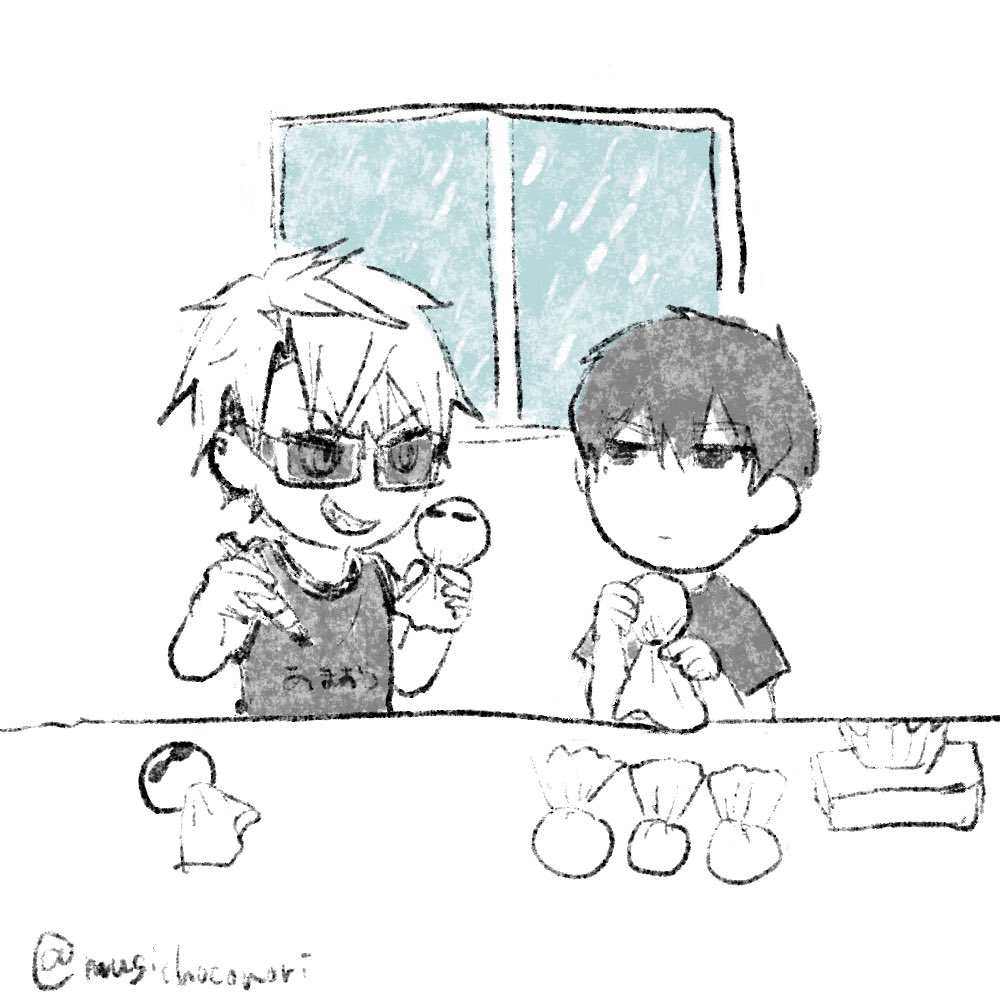 @tos
#odaibako_mugichocomori https://t.co/9nwAyxOhDq
九州はすごい土砂降りでしたね!なんだか久しぶりな感じがしました。佐さん絵付け得意だけど早々にふこーかさんが飽きちゃうからもくもく作る係になりそうですね ふこーかさんは顔描くのに飽きたら今度は頭ツンツンさせて髪の毛とか作りそう