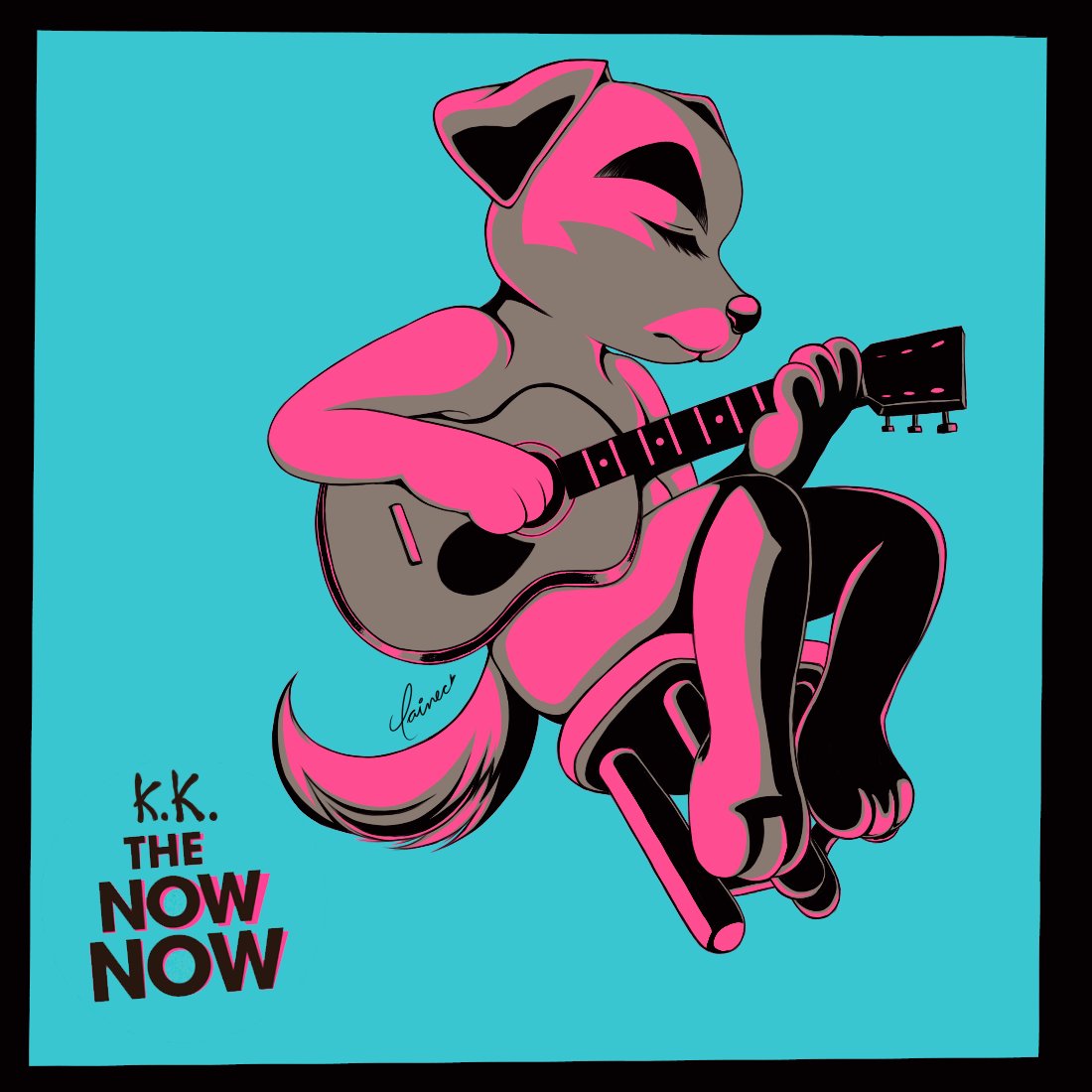 fainecart's tweet photo. K.K. The Now Now 🎵

https://t.co/Cp78tnIxUr 
#kksliderredraws #kkslideralbumredraw #kkslideralbumchallenge #kkslideralbum #kkslider #AnimalCrossingNewHorizons #AnimalCrossing #ACNH #Gorillaz #TheNowNow https://t.co/SN1IGK5IX1