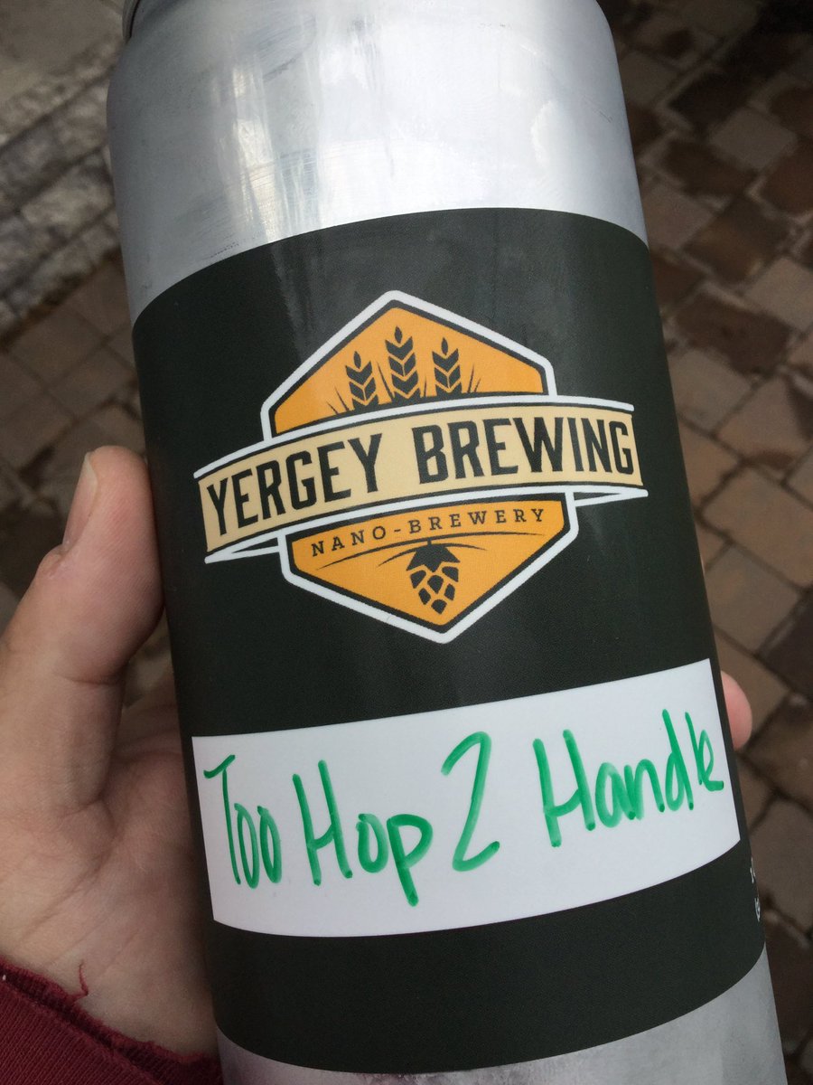 theproperbrew's tweet photo. Proper check in! TPBC hit up Yergey Brewing to spread some of the #brewmunity! Support your local brewer! @BreweriesinPA #properfam https://t.co/QcX1lvFArk