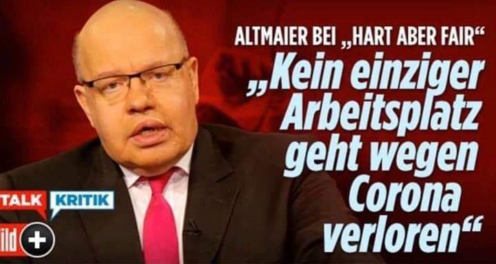 Zeitgeschehen_'s tweet photo. Wenn das #Trump gesagt hätte, man würde sich noch Jahrelang darüber lustig machen. 
Das sind unsere weitsichtigen Führer, denen wir vertrauen sollen. 
Meldung 30.4.20: 
«308.000 NEUE Arbeitslose, 10,1 Millionen in Kurzarbeit.« https://t.co/6rWWme5O5t