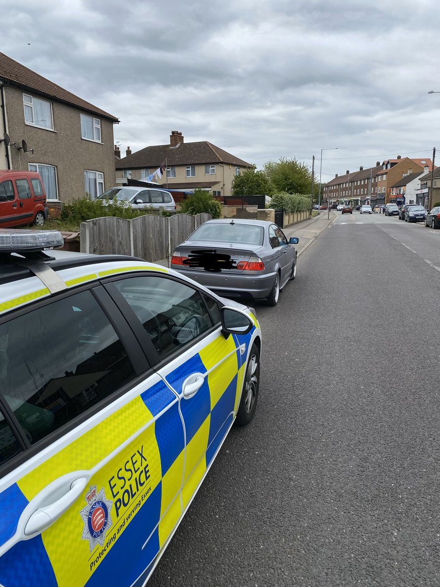 Not even an hour into the shift and PCs Goodwin, Francis and SC Cotton have seized this vehicle being driven with no licence or insurance #seized @essex_crime