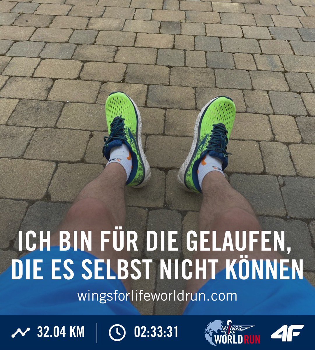 #WingsforLife #worldrun ups I did it again 💪🏼 - never missed a #worldrun 🤙🏼 - this year as #apprun 😎