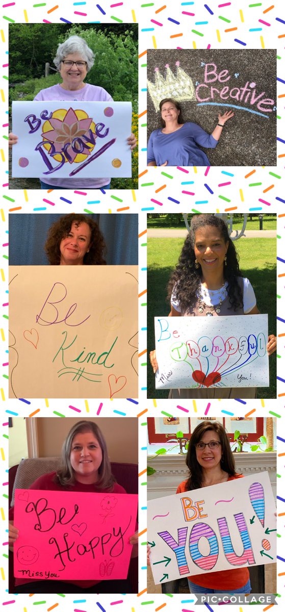 MrsS_plACE's tweet photo. Miss these wonderful ladies!! Weekly Google Meets and daily  texts just aren’t the same. In school educators become a family where we share, love, laugh, and cry together. We grow and learn together as educators and dear friends. Happy Teacher Appreciation Week! #TeacherStrong https://t.co/jPH3xLbkmk