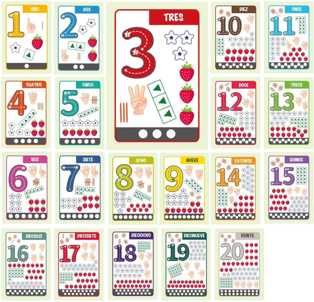 dosmaxx1's tweet photo. #teaching  SPANISH at home easy now

#Educational #Spanish Numbers Posters for #Preschool #Kid and #Nursery #homeschooling  #Kindergarten

Double Side Laminated
13"x17" 
250 gr paper

https://t.co/WT2wkTEBZw

#GoJoe #SundayMorning #sundayvibes #SundayMotivation #SundayThoughts https://t.co/UASeAgNV7u