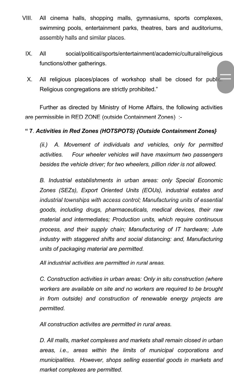 RajBalaMalik's tweet photo. #Chandigarh: here is the detailed order, what is to be followed from tomorrow.

#WearFaceCoverStaySafe
#ChandigarhFightsBack https://t.co/tU9DWtzSfV