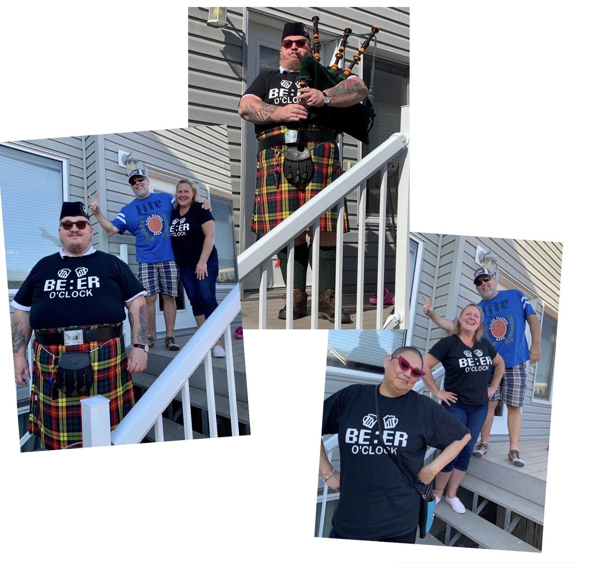 RiderCharm's tweet photo. Stopped at our friends to give them a #PrivatePerformance... Miss these guys soooo much. #BeerFamily #SocialDistancing https://t.co/lnFubKKMDb