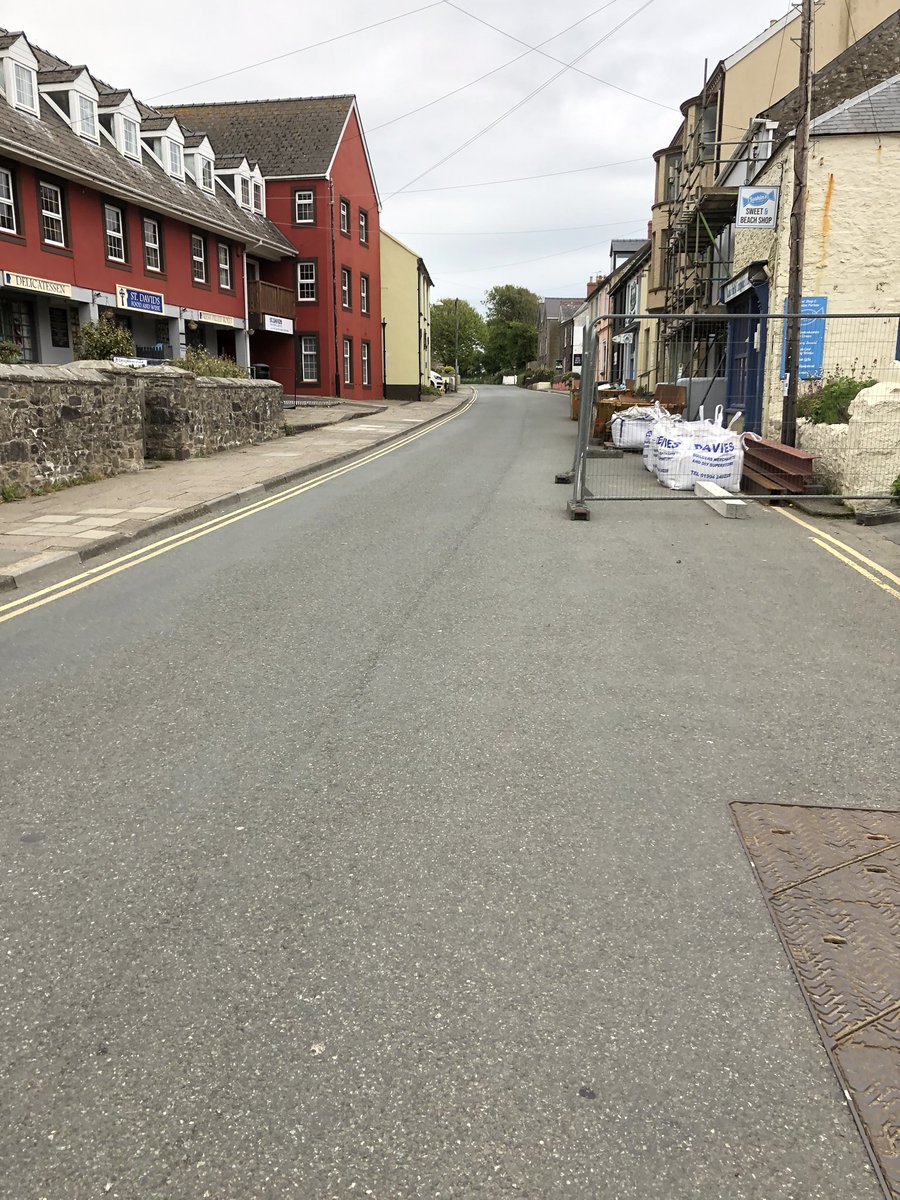 TheWaterings's tweet photo. 2 Photos. Sunday May bank holiday... St Davids, High Street. Should be busy busy busy. Instead it’s empty. #COVID__19 #coronavirusuk https://t.co/afgjA6QY6w