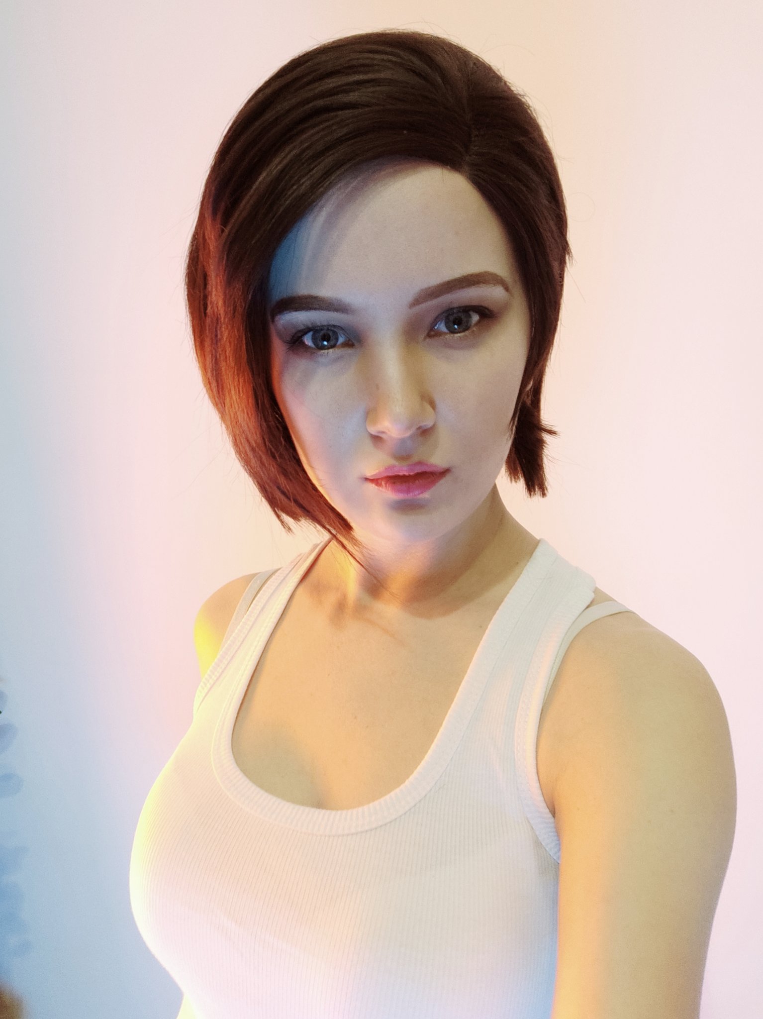 “New Jill Valentine MUAH test 🖤 I made up my wig and tried new make-up Wha...