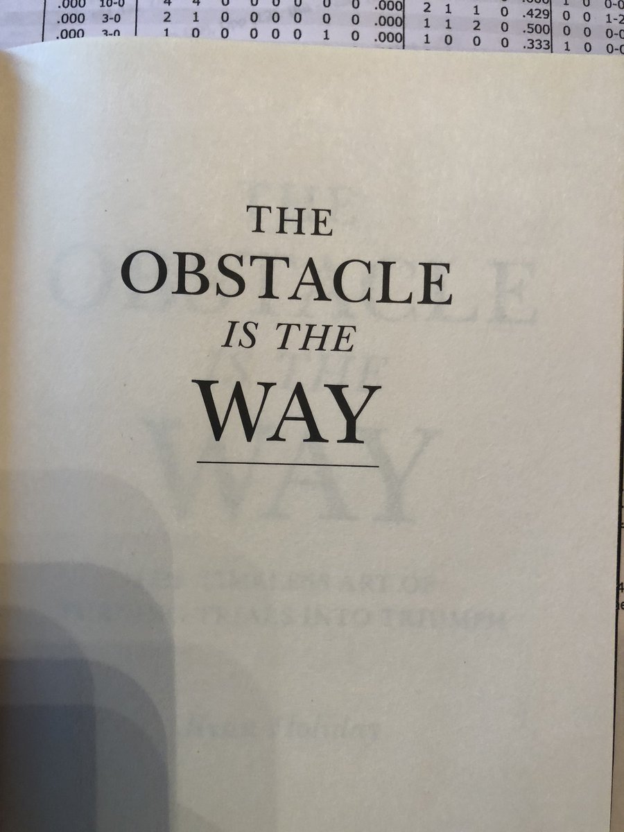 chuckbox1969's tweet photo. I try to study stoics often. Saw this today in Holiday’s Obstacle is the Way and found it relevant to our current situation as leaders. Obstacles give us an a opportunity to practice some virtue: patience, courage, humility, resourcefulness, reason, justice, and creativity. https://t.co/R8A8RKxcad