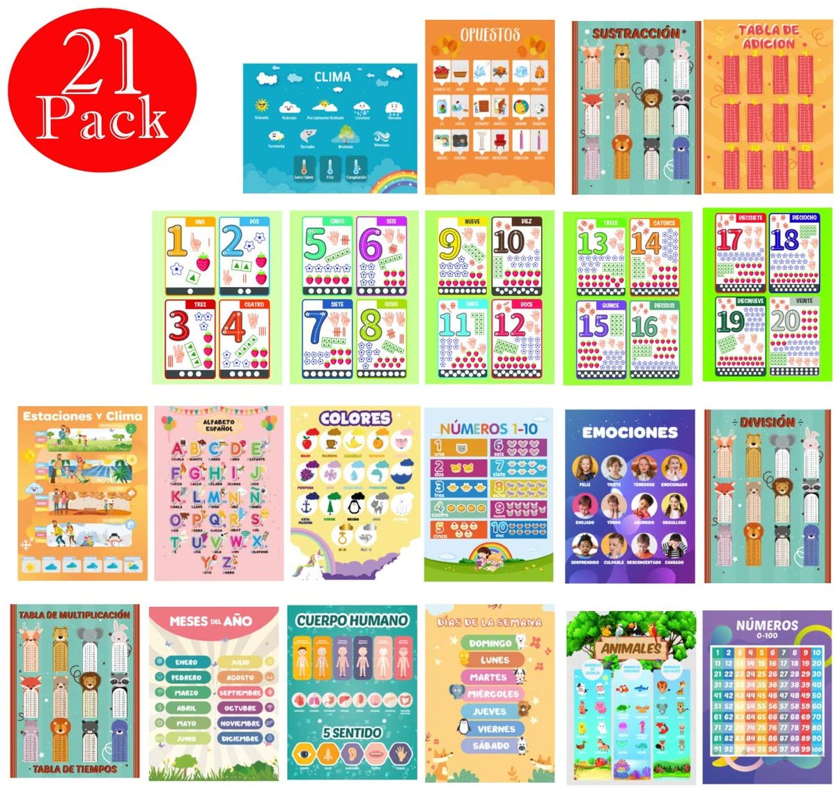 dosmaxx1's tweet photo. #teaching  SPANISH at home easy now

21 Large #Spanish #Educational Posters for #Kids, #Preschool, #Homeschooling, and #Elementary
Double Side Laminated
13"x17" 
250 gr glossy paper

https://t.co/Dspi8DBmqp

#GoJoe #SundayMorning #sundayvibes #SundayMotivation #SundayThoughts https://t.co/nUqbOnZbH4