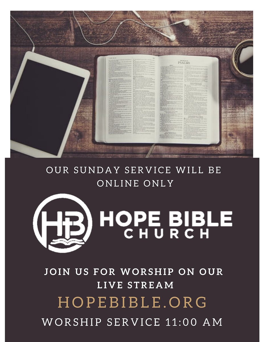 LeakeThomas's tweet photo. I am so blessed to have a strong and united Elder Board at Hope Bible Church. Today, Pastor Kirby Myers serves us in the pulpit. 

Join us online through:
* https://t.co/Vhlux2D0TM
* FB Live
* https://t.co/aNneleY9io https://t.co/bL351DJnxx