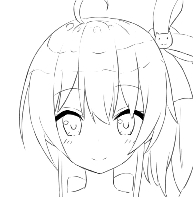 かわいい顔のバランスになった気がするぞ～ 