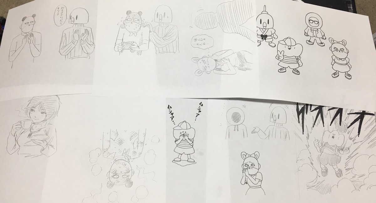 今回もいろいろ描かせてもらった✍? 
